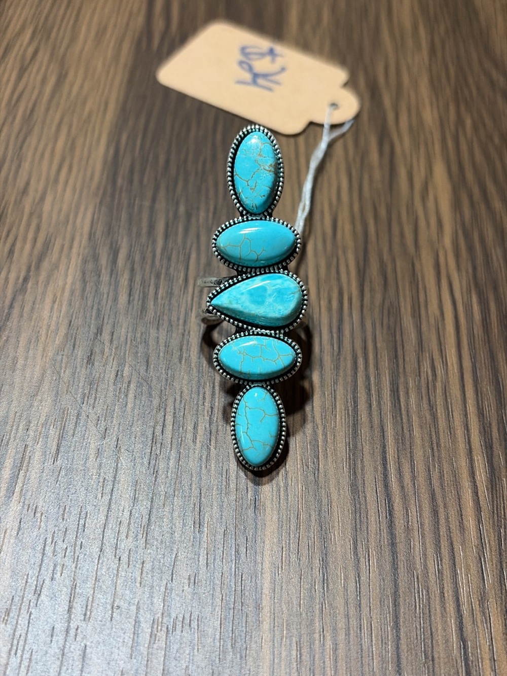 Turquoise Multi-Stone Statement Ring - Women Jewelry